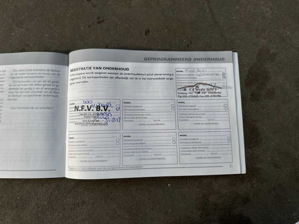 Fiat 500 1.2 Naked 69pk 2008, 25-LGP-8