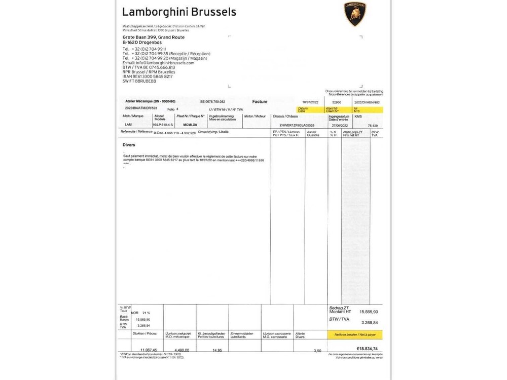 Lamborghini Huracan Spyder 5.2L V10 LP610-4 610hp 2016