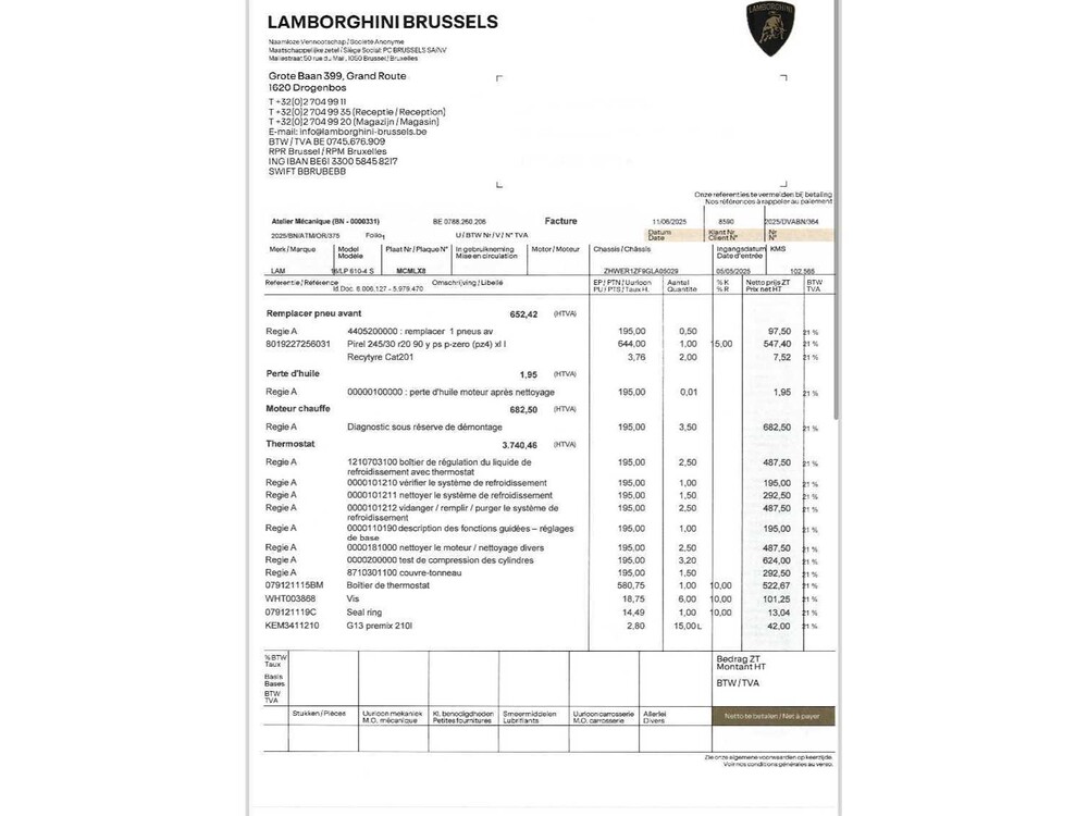 Lamborghini Huracan Spyder 5.2L V10 LP610-4 610hp 2016