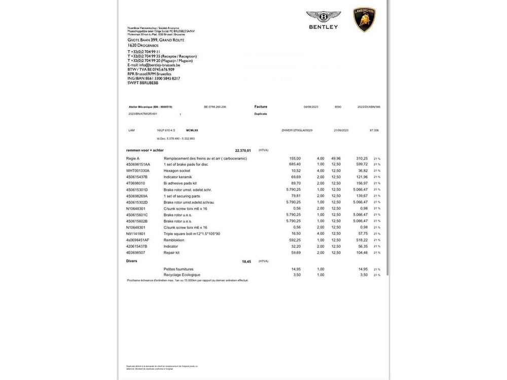 Lamborghini Huracan Spyder 5.2L V10 LP610-4 610hp 2016