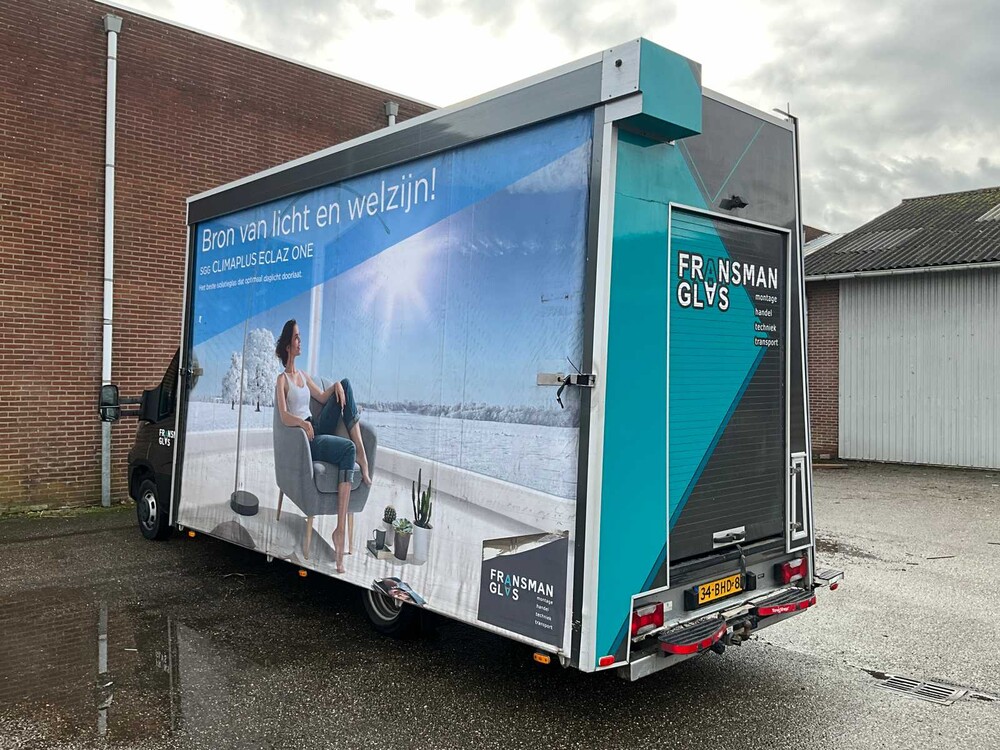 Iveco 50-C17 Glass truck with workshop equipment and glass racks (electrically lockable) 185996km Year of manufacture: 2016, 34-BHD-8