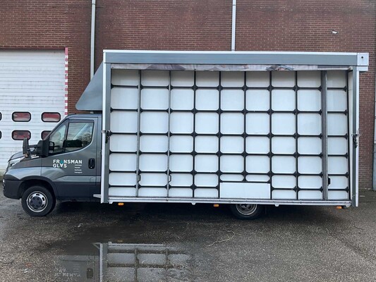 Iveco 50-C17 Glasvrachtwagen met werkplaatsinrichting en glasrestelen (elektrisch afsluitbaar) 185996km Bouwjaar: 2016, 34-BHD-8
