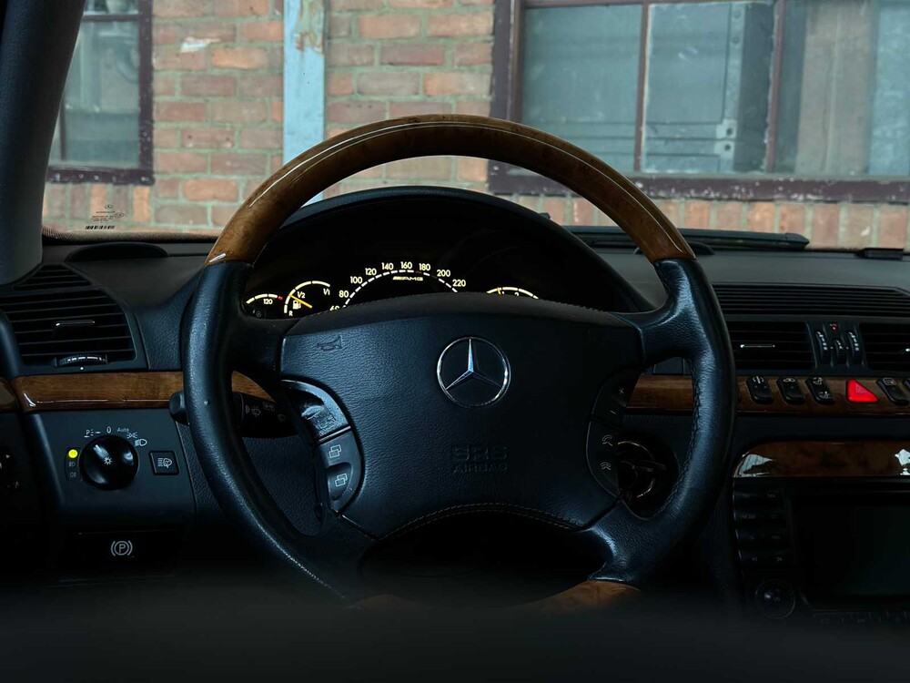 Mercedes-Benz S55 AMG Lang 5.5 V8 360pk 2002 S-Klasse, RG-842-N