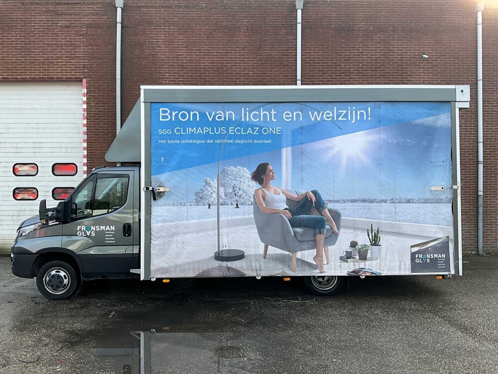 Iveco 50-C17 Glas-LKW mit Werkstattausrüstung und Glasträgern (elektrisch abschließbar) 185996km Baujahr: 2016, 34-BHD-8