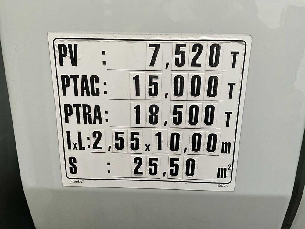 DAF FA LF 55.220 LKW mit offener Ladefläche 805x250cm (2007), 36-BKX-7