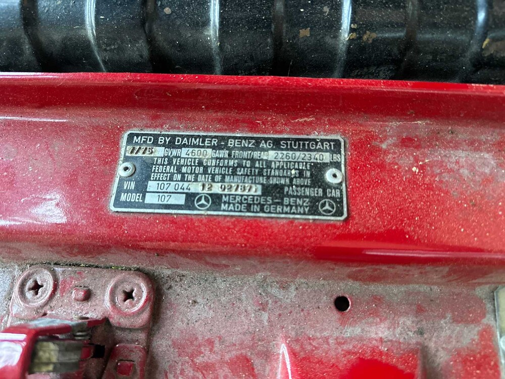 Mercedes-Benz SL450 190pk 1975 Youngtimer SL-Klasse