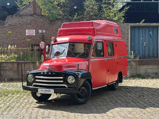 Opel Blitz 1.75 T BE Bolkop 2,5 L55-09590L Camper (Brandweerwagen) 1955, 61-TB-40