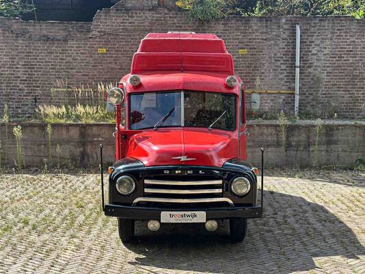 Opel Blitz 1.75 T BE Bolkop 2,5 L55-09590L Camper (Brandweerwagen) 1955, 61-TB-40