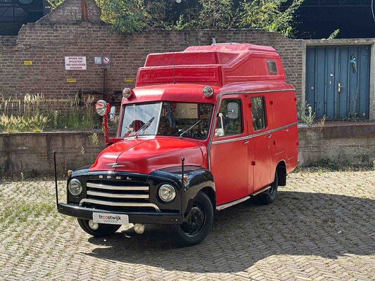 Opel Blitz 1.75 T BE Bolkop 2,5 L55-09590L Camper (Brandweerwagen) 1955, 61-TB-40