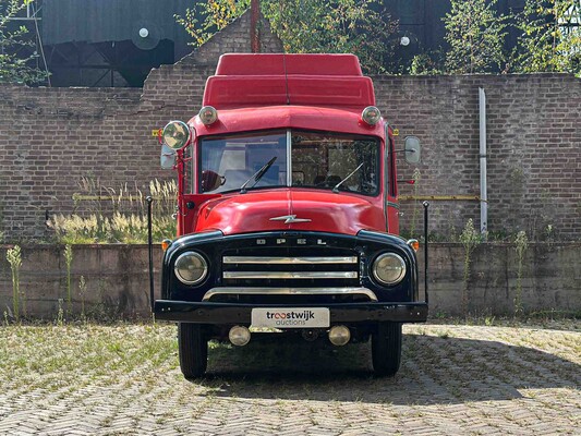 Opel Blitz 1.75 T BE Bolkop 2,5 L55-09590L Camper (Brandweerwagen) 1955, 61-TB-40