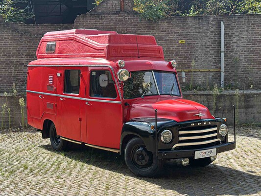 Opel Blitz 1.75 T BE Bolkop 2,5 L55-09590L Camper (Brandweerwagen) 1955, 61-TB-40