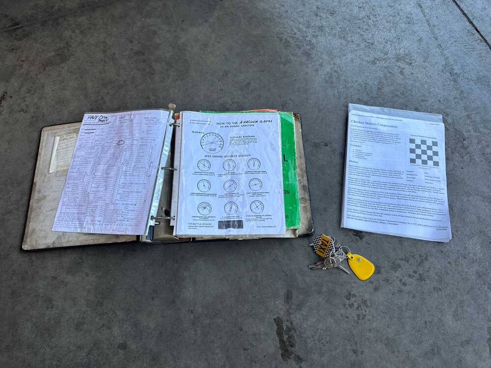 Checker Marathon Yellow Cab 3.8 TAXI 114PS 1982, J-267-HX