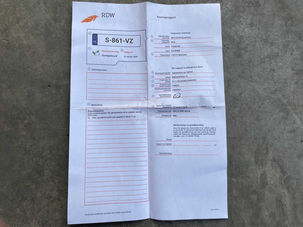 Porsche Cayenne 3.6 290PS 2007, S-861-VZ