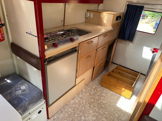 Opel Blitz 1.75 T BE Bolkop 2,5 L55-09590L Camper (Brandweerwagen) 1955, 61-TB-40