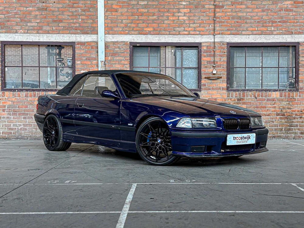 BMW 325i E36 Cabrio 3-serie 192pk 1993, P-579-PB -Youngtimer-