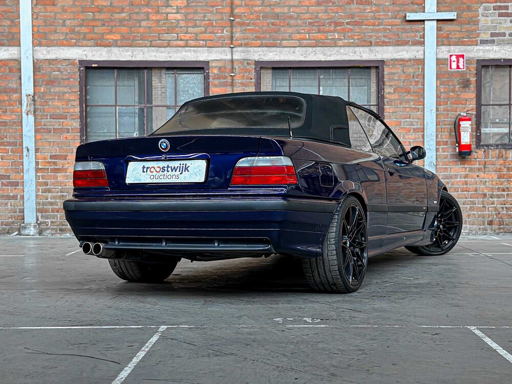 BMW 325i E36 Cabrio 3-serie 192pk 1993, P-579-PB -Youngtimer-