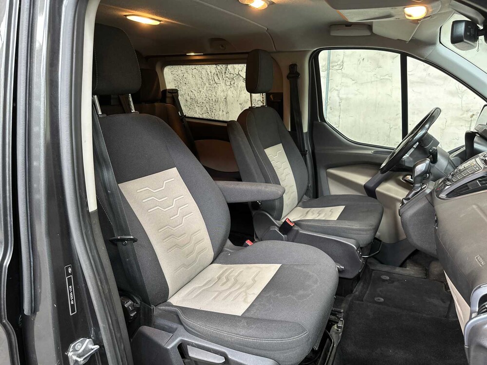 Ford Transit Custom 290 2.0 TDCI L2H1LDC dubbele cabine 170pk 2017, V-477-HZ