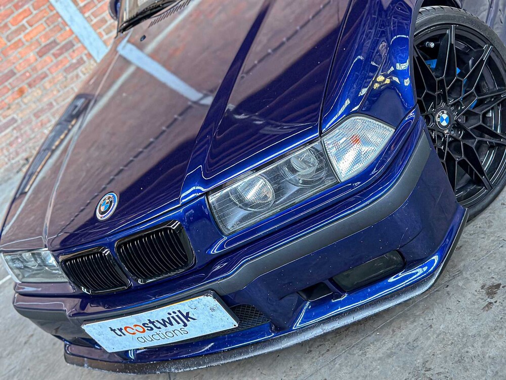 BMW 325i E36 Cabrio 3-series 192hp 1993, P-579-PB -Youngtimer-