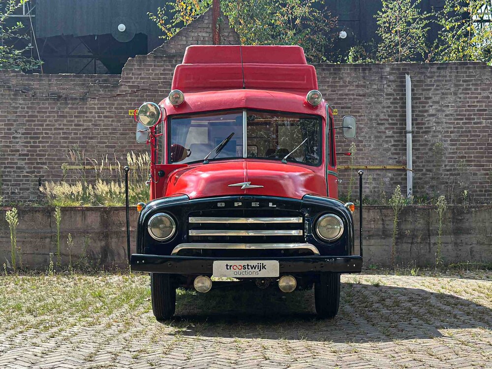 Opel Blitz 1.75 T BE Bolkop 2,5 L55-09590L Camper (Brandweerwagen) 1955, 61-TB-40