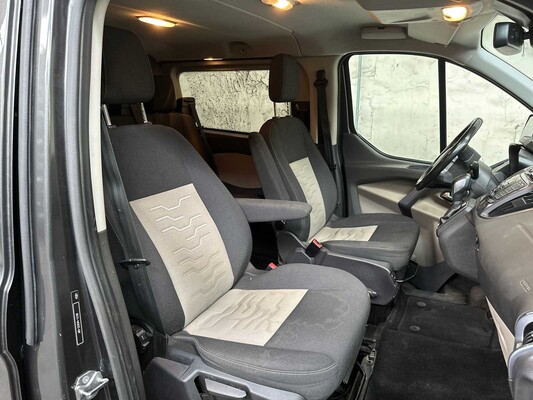 Ford Transit Custom 290 2.0 TDCI L2H1LDC dubbele cabine 170pk 2017, V-477-HZ