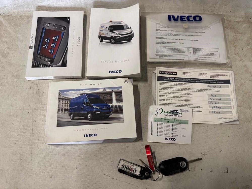 Iveco 50-C17 Glasvrachtwagen met werkplaatsinrichting en glasrestelen (elektrisch afsluitbaar) 185996km Bouwjaar: 2016, 34-BHD-8