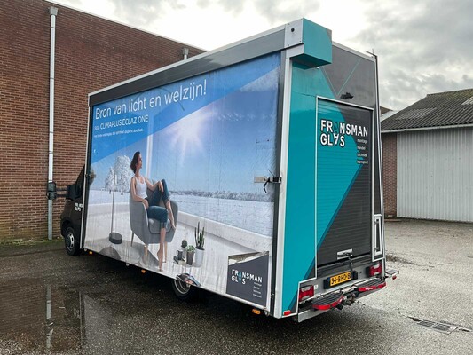 Iveco 50-C17 Glasvrachtwagen met werkplaatsinrichting en glasrestelen (elektrisch afsluitbaar) 185996km Bouwjaar: 2016, 34-BHD-8