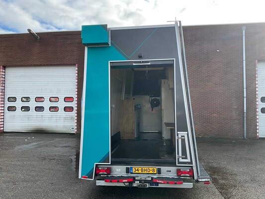 Iveco 50-C17 Glasvrachtwagen met werkplaatsinrichting en glasrestelen (elektrisch afsluitbaar) 185996km Bouwjaar: 2016, 34-BHD-8