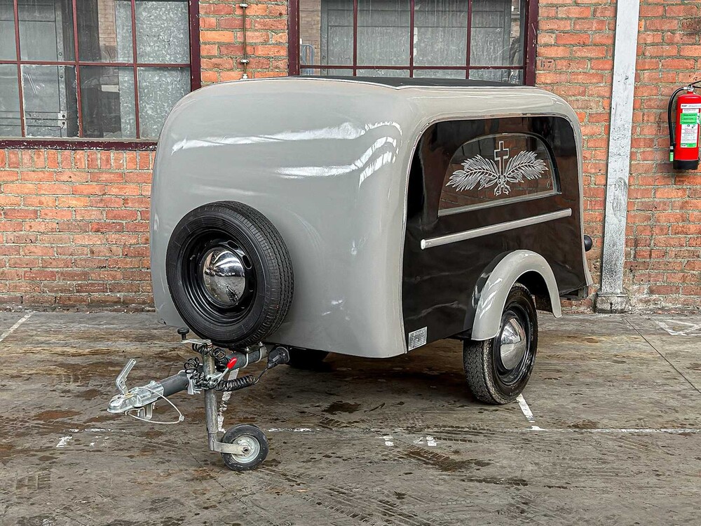 Pfefferkorn Lijkwagen-Aanhanger Rouwcaravan 1955