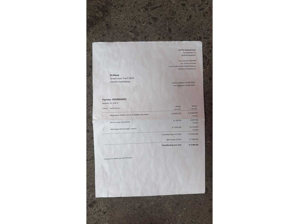 Mercedes-Benz C63 AMG 6.2 V8 457pk 2008 W204 C-Klasse, XZ-518-H Youngtimer