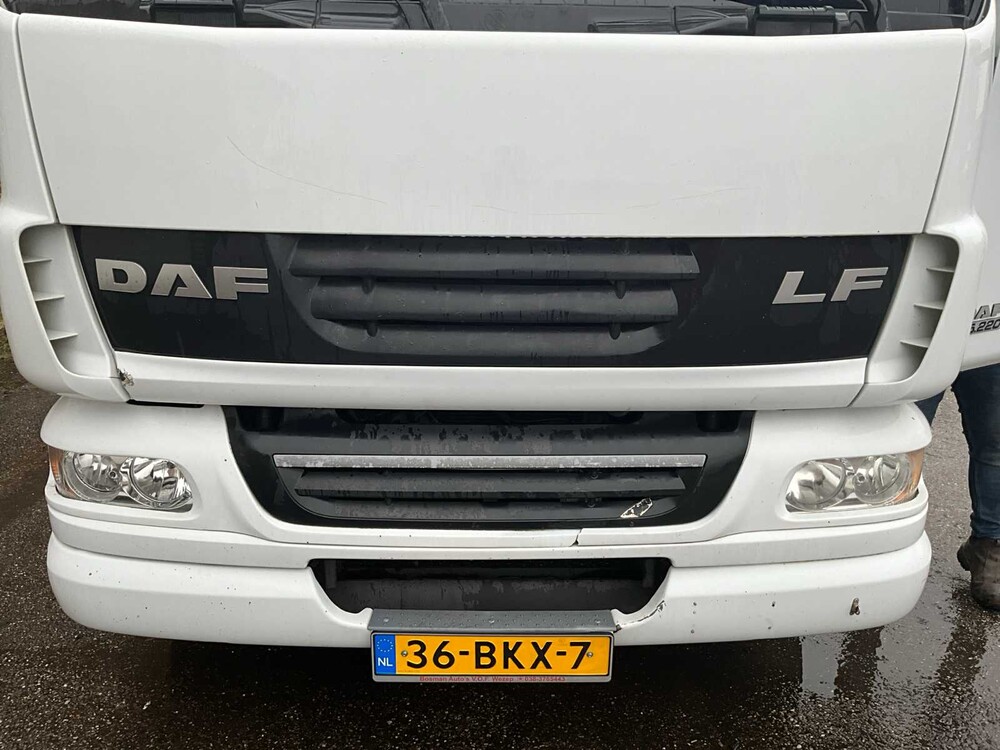 DAF FA LF 55.220 Vrachtwagen met open laadvloer 805x250cm (2007), 36-BKX-7