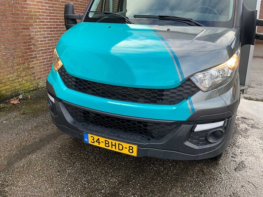 Iveco 50-C17 Glasvrachtwagen met werkplaatsinrichting en glasrestelen (elektrisch afsluitbaar) 185996km Bouwjaar: 2016, 34-BHD-8