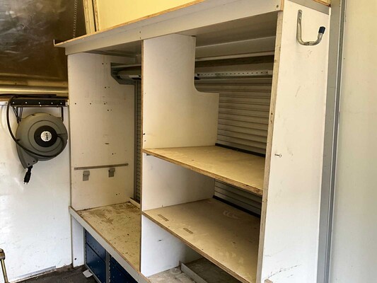 Iveco 50-C17 Glasvrachtwagen met werkplaatsinrichting en glasrestelen (elektrisch afsluitbaar) 185996km Bouwjaar: 2016, 34-BHD-8