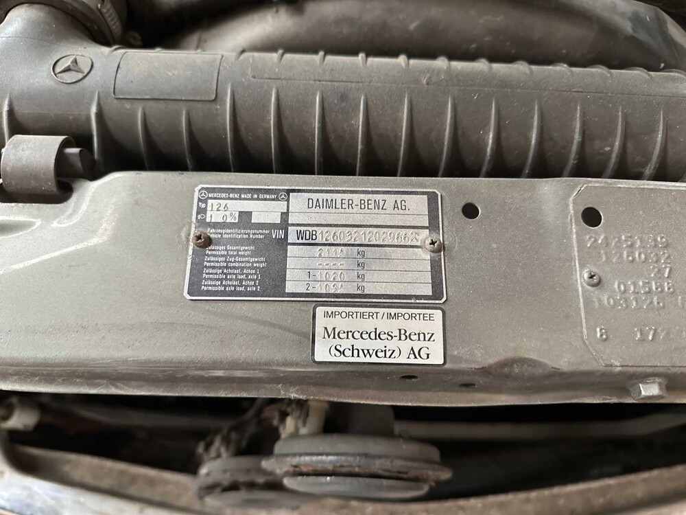 Mercedes-Benz S380 3.8 V8 204pk 1982 S-Klasse