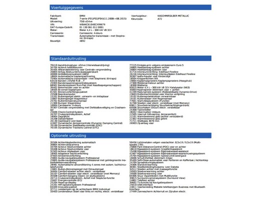BMW 750i xDrive High 4.4 V8 Executive 408hp 2010 7-Series, L-524-ZV