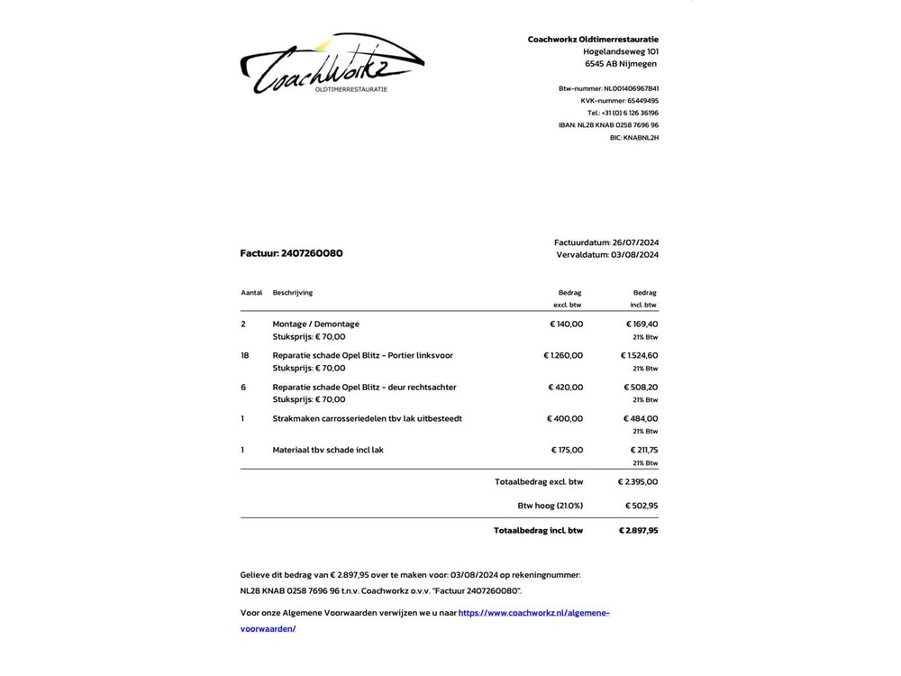 Opel Blitz 1.75 T BE Bolkop 2,5 L55-09590L Camper (Brandweerwagen) 1955, 61-TB-40