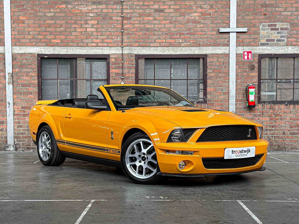 Ford Mustang Shelby GT500 5.4 V8 500pk Cabriolet 2007 (27.000 KM) Youngtimer