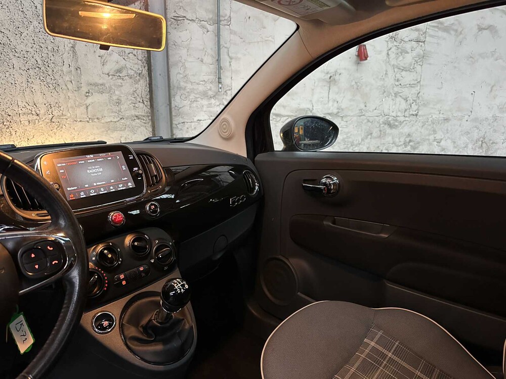 Fiat 500 0.9 TwinAir T Lounge 80PK 2017 (Origineel-NL), PT-404-N