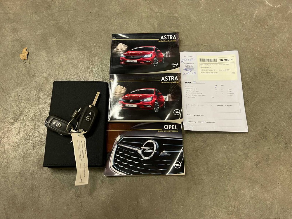 Opel Astra Sports Tourer 1.0 Online Edition 105hp 2018 (Original-NL+1st owner), TN-982-H