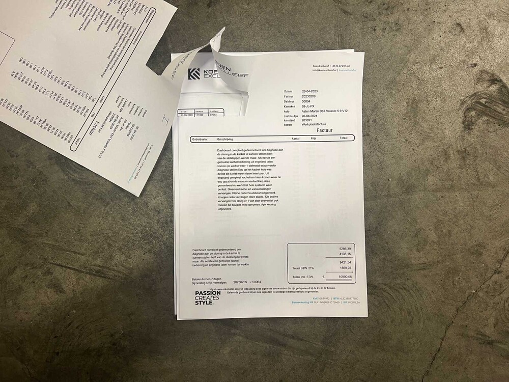 Aston Martin DB7 Volante 5.9 V12 Vantage 416PS 2002 (Original-NL) Cabrio, 88-JL-PX Youngtimer