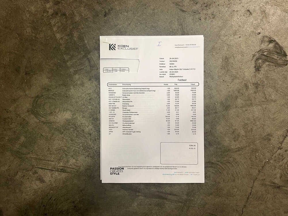 Aston Martin DB7 Volante 5.9 V12 Vantage 416PS 2002 (Original-NL) Cabrio, 88-JL-PX Youngtimer