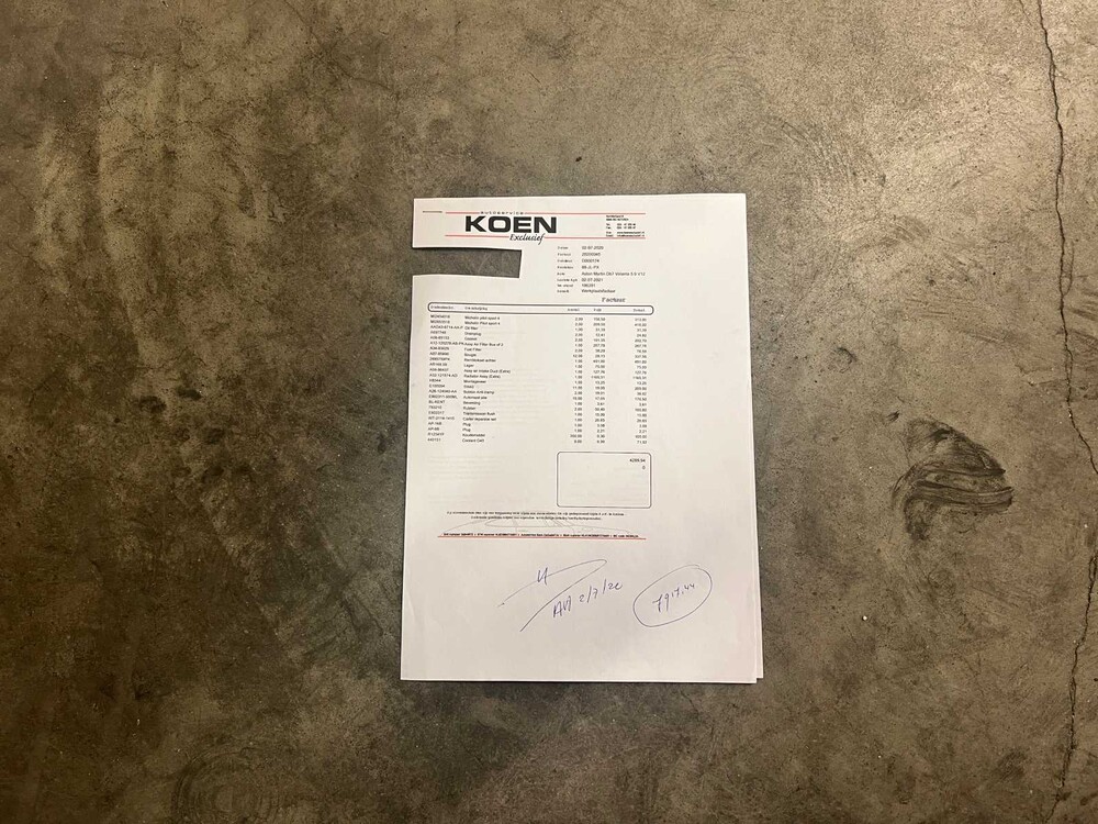 Aston Martin DB7 Volante 5.9 V12 Vantage 416PS 2002 (Original-NL) Cabrio, 88-JL-PX Youngtimer