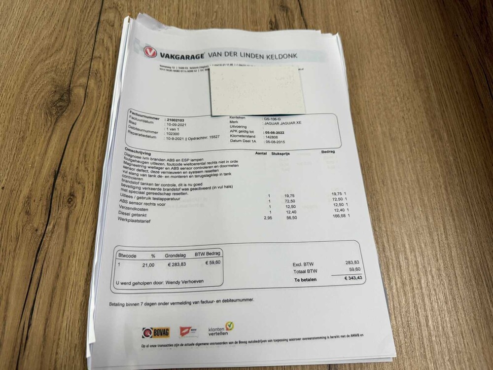 Jaguar XE 2.0 D R-Sport Portfolio X760 163PS 2015, GS-106-G