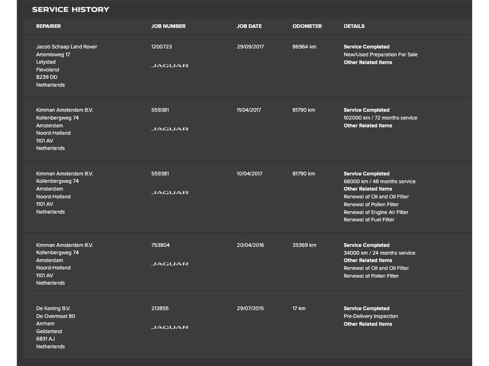 Jaguar XE 2.0 D R-Sport Portfolio X760 163PS 2015, GS-106-G