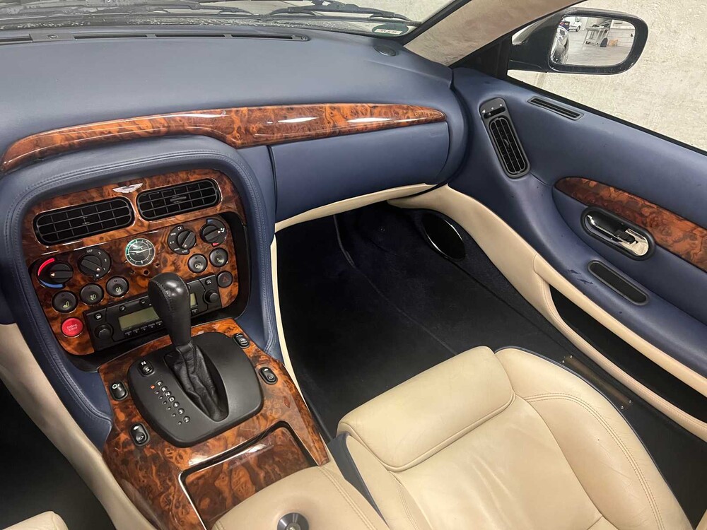 Aston Martin DB7 Volante 5.9 V12 Vantage 416PS 2002 (Original-NL) Cabrio, 88-JL-PX Youngtimer