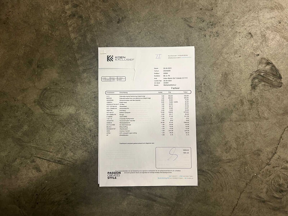Aston Martin DB7 Volante 5.9 V12 Vantage 416PS 2002 (Original-NL) Cabrio, 88-JL-PX Youngtimer