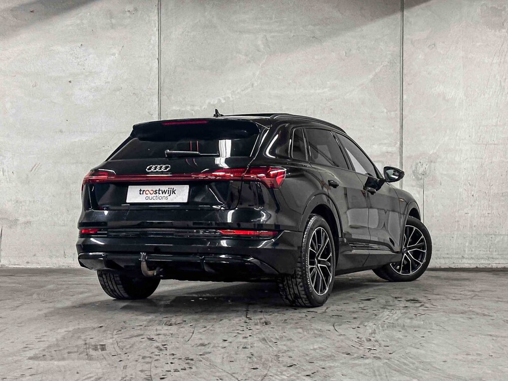 Audi e-tron 50 quattro Launch Edition schwarz 71 kWh S-Line 313PS 2019 (Original-NL + 1. Besitzer), G-119-XV