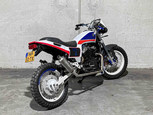 Honda VT 500E Shadow Chopper Flat Tracker 498cc 1983, MP-30-TX Motorfiets