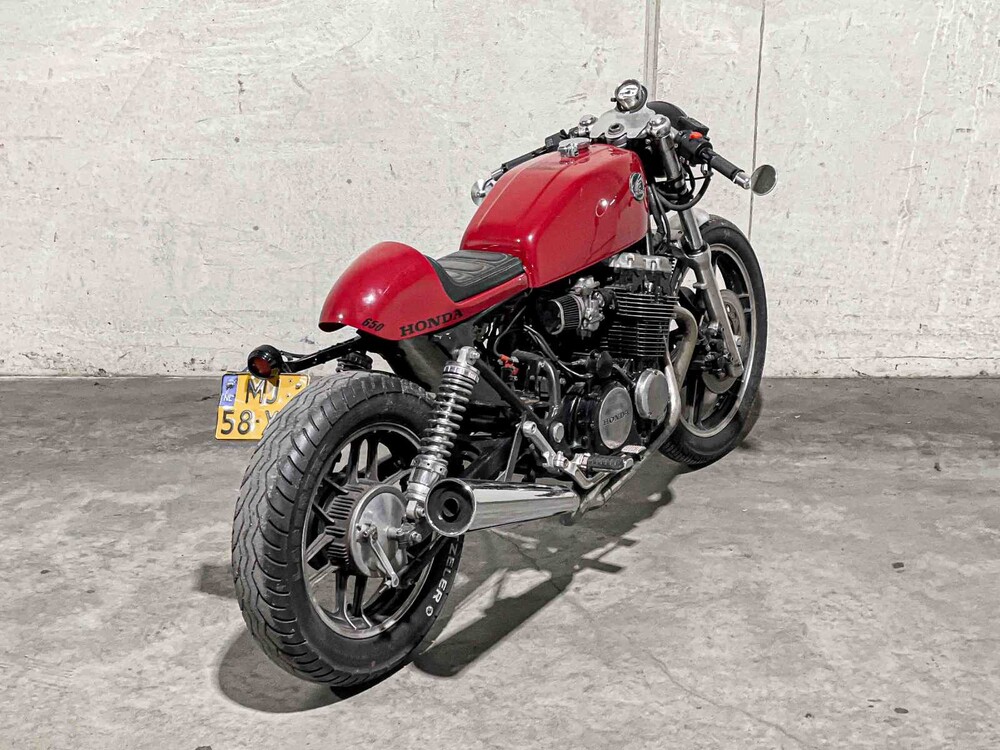 Honda CB 650 Cafe Racer 626cc 1983 Tour Motorfiets, MJ-58-XT