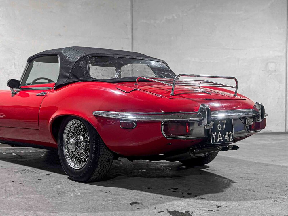Jaguar E-TYPE Convertible Series III 5.3 V12 S3 272pk 1973, 67-YA-42