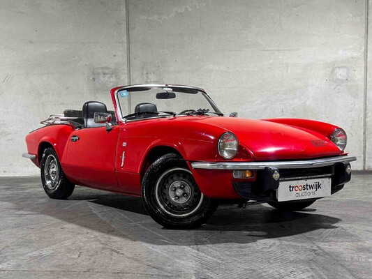 Triumph Spitfire 1500 Verdeck Doppelvergaser 71PS 1979 Cabriolet Overdrive (Original-NL), DV-22-TS